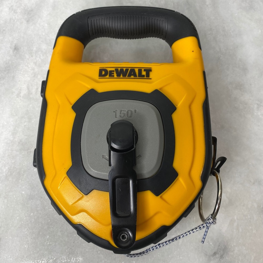 DeWALT 150' Large Capacity Chalk Line Reel Yellow and Black Tool- Never Used
